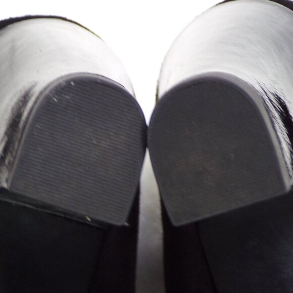 CLARKS COLLECTION size 9.5M black mid-heel Mary-Jane pumps cushioned insoles - Picture 14 of 14